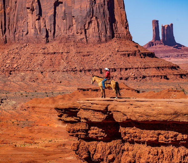 Monument Valley rider - Jim Krueger