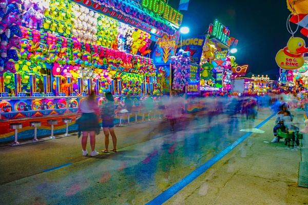 At the Midway - Night Photography - Jim Krueger Photography