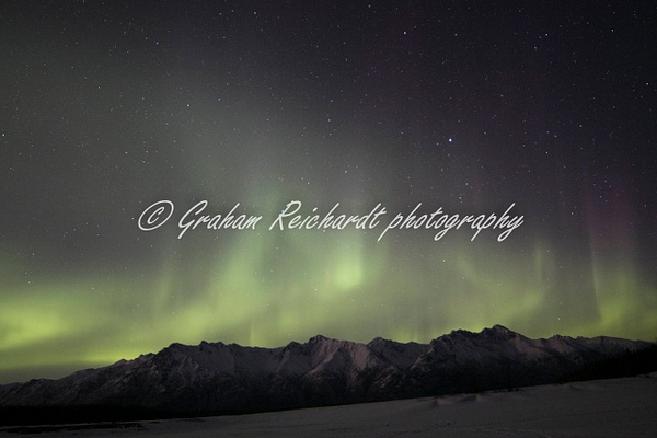 4- Aurora Borealis or Northern Lights taken in Knik River valley Anchorage - Aurora - Graham Reichardt Photography  