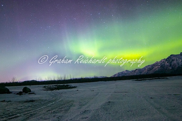 7- Aurora Borealis or Northern Lights taken in Knik River valley Anchorage - Aurora - Graham Reichardt 