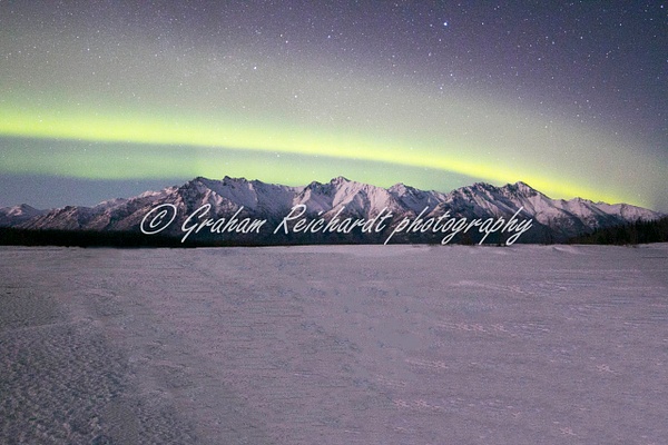 2-  Aurora Borealis or Northern Lights taken in Knik River valley Anchorage - Aurora - Graham Reichardt 