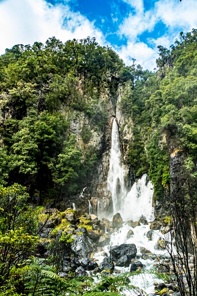 Tarawera Falls 1 - NZ Scenery - Graham Reichardt Photography  