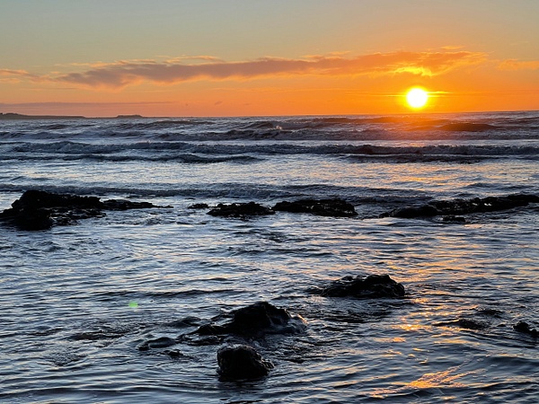 Sunset at Waihau Bay NZ - NZ Scenery - Graham Reichardt Photography  