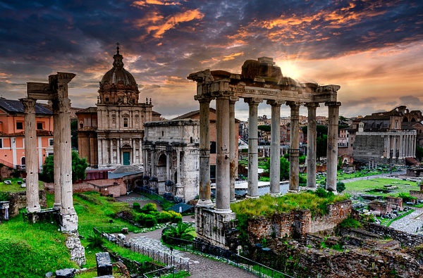 Temple of Saturn, Rome Italy - Travel - Peter Aragone