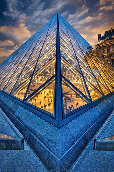 Louvre Pyramid, Paris France - Travel - Peter Aragone