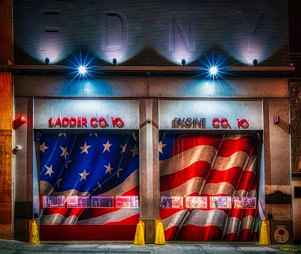 World Trade Center FDNY Ladder/Engine 10, NYC - Cityscape - Peter Aragone