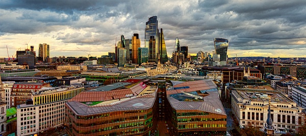 London Skyline From St. Paul's Cathedral, London UK - Peter Aragone