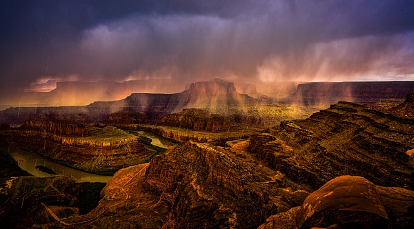 Hailstorm!  Dead Horse State Park,  Utah - Peter Aragone