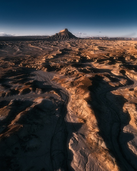Factory Butte Aerial - Picturely