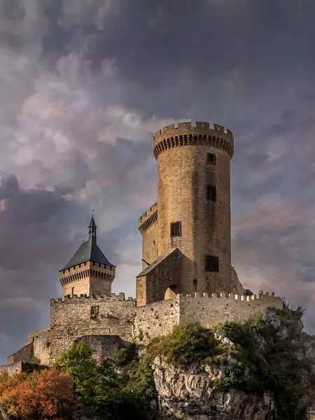 Pyrénées - Château de Foix by Philippe Guillaumin