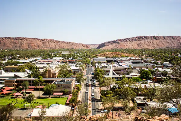 Alice Springs, from Anzac Hill by DavidParkerPhotography