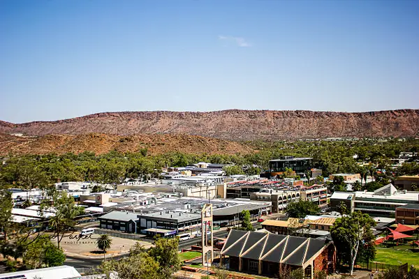 Alice Springs, from Anzac Hill by DavidParkerPhotography