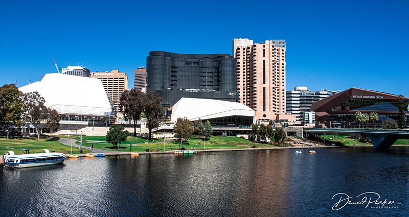(L-R) Adelaide Festival Centre, SkyCity (Casino) Terrace Intercontinetal Hotel