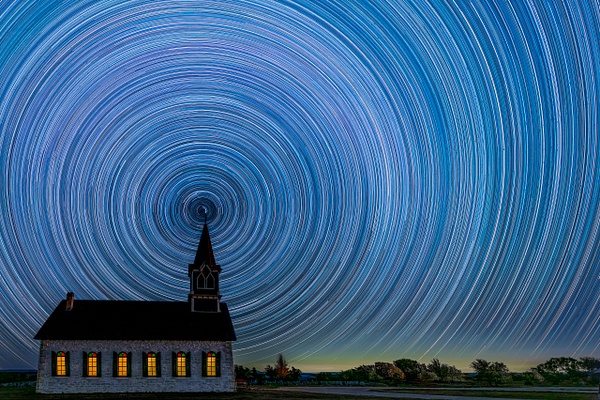 St. Olaf Star Trails_v2.0 - Texas - John Roberts - Clicking With Nature® 