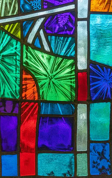 Caloway Chapel Stained Glass--5 by John Roberts