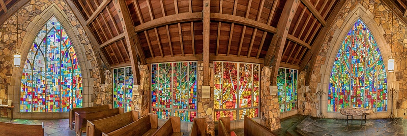 Inside Calloway Chapel - Panorama