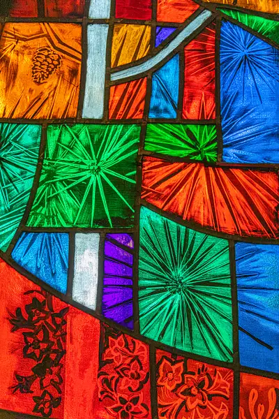 Caloway Chapel Stained Glass--6 by John Roberts