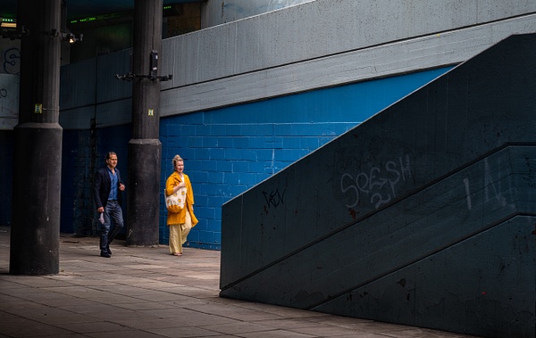 Blue And Yellow - Street - Charles Ashton FRPS MPAGB EFIAP 