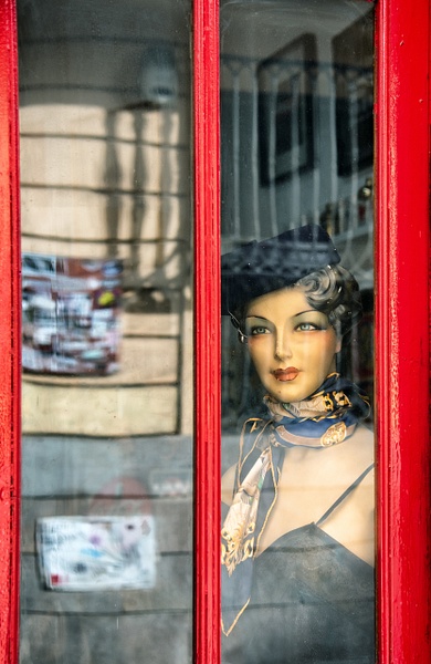Model in the window - Andrew Newman Photography