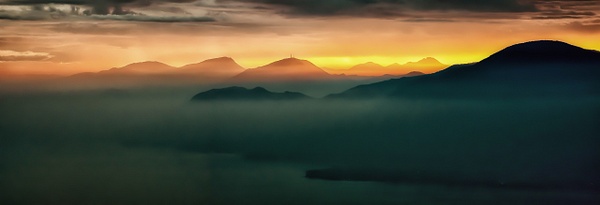 Sunset over Lake Garda - Andrew Newman Photography