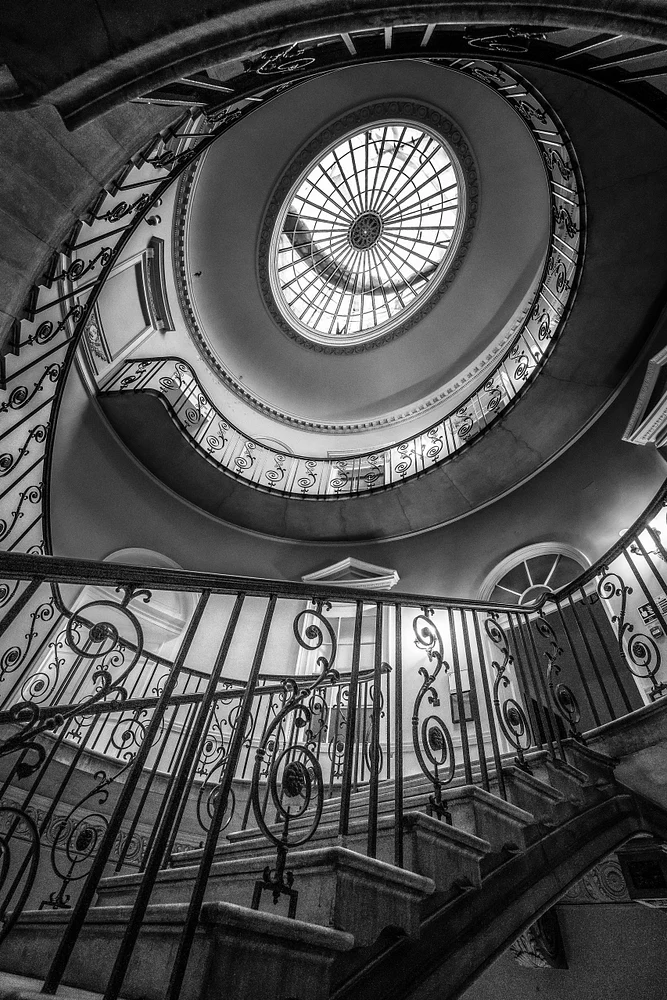 Upstairs..