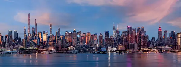New York City Skyline Panoramic by JohnDukesPhotography