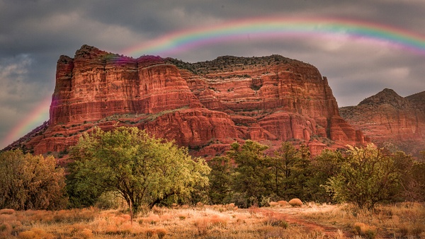 Rainbow over Sedona - John Dukes Fine Art Photography 