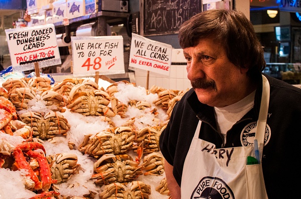 Fishmonger, Seattle - People - Jack Kleinman Photography  