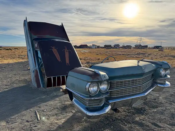 Buried Cadillac by Jack Kleinman