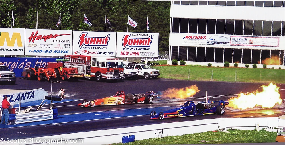 Jet Cars at Atlanta Dragway
