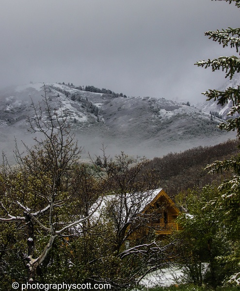 May Snowfall in Eden, Utah - Photography Scott 