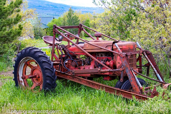 Old Farm Tractor In Eden, Utah - Photography Scott 