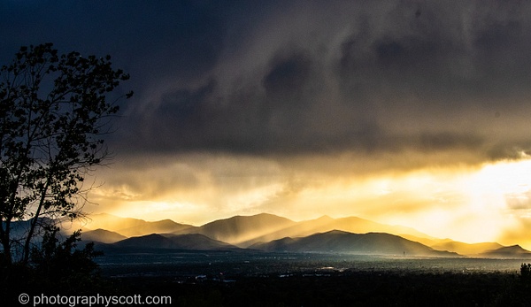 Thunderstorm Meets Sunset - Photography Scott 