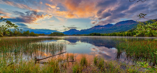 Alaska Sunrise Pano - Home - Klevens Photography 