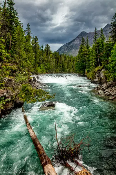 McDonald River in Glacier National Park by Glenn Klevens