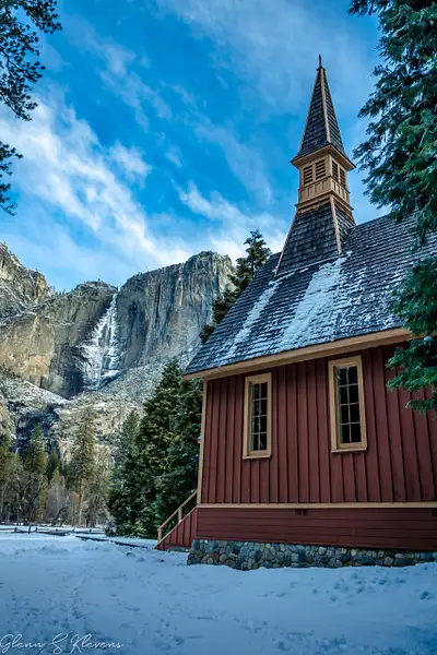 Yosemite Chapel by Glenn Klevens