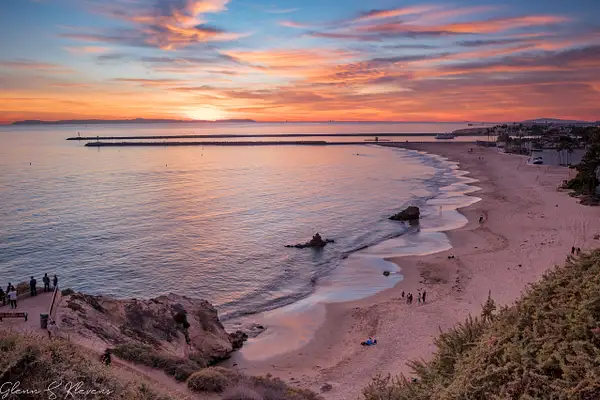 Corona Del Mar Sunset by Glenn Klevens