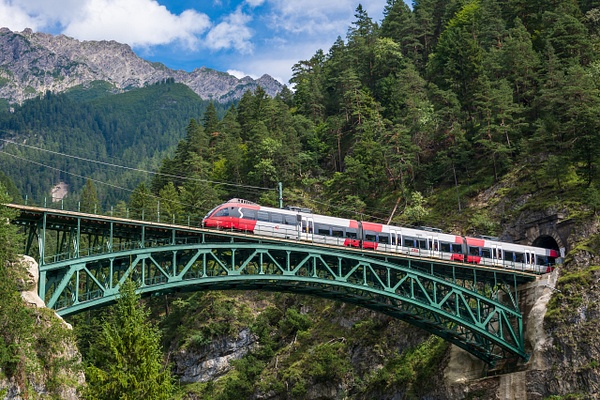 train in the Schlossbachklamm - Travel - Michel Voogd Photography 