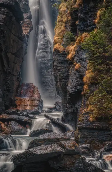 Rosenlaui Waterfall by Marko Klavs