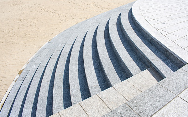 Curved Steps - Architecture - Nicola Lubbock Photography 