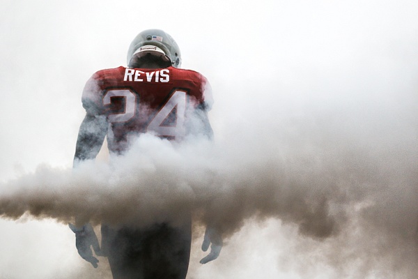 Revis Enter Thru Smoke - Scott Kelby Photography