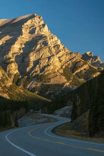 Road to the Canadian Rockies, Fall Season, Kananaskis,...