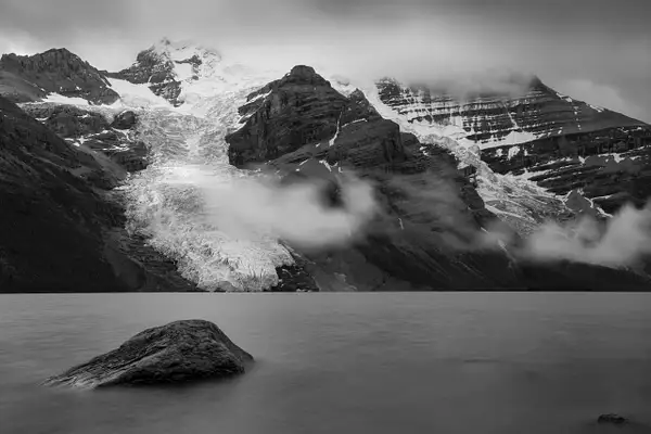 Black and White Ladnscape Images, Mount Robson-7 by Yves...