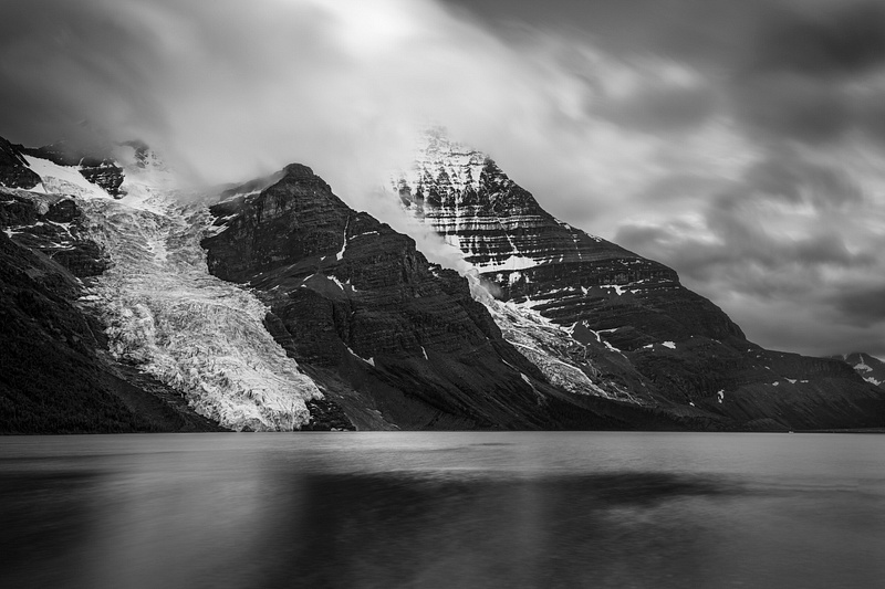 Black and White Ladnscape Images, Mount Robson-9