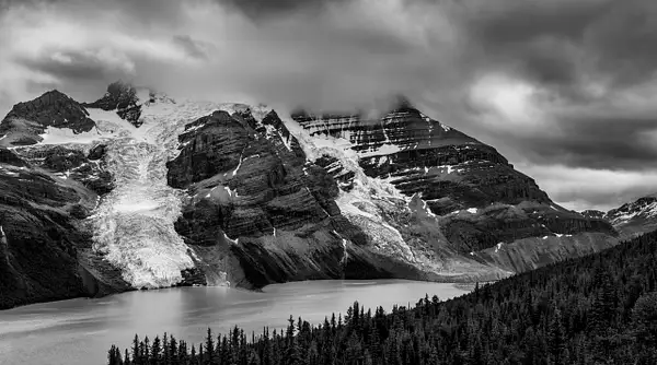 Black and White Ladnscape Images, Mount Robson-8 by Yves...