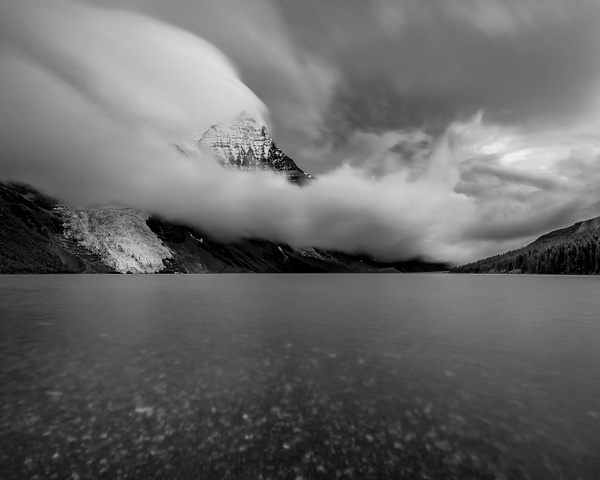 Black and White Ladnscape Images, Mount Robson-5 - Home - Yves Gagnon Photography