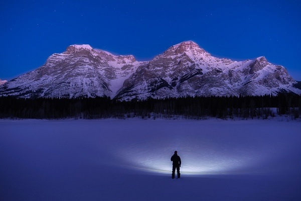 Blue Hour Twillight in The Canadian Rockies