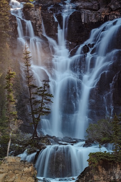 Tangle Falls Ray of Ligth, Close-up View, Jasper National Park, Alberta, Canada - Portfolio - Photography Courses Calgary