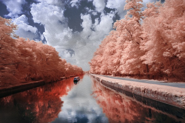 Erie Canal (IR1893) - Infrared - Bella Mondo Images 
