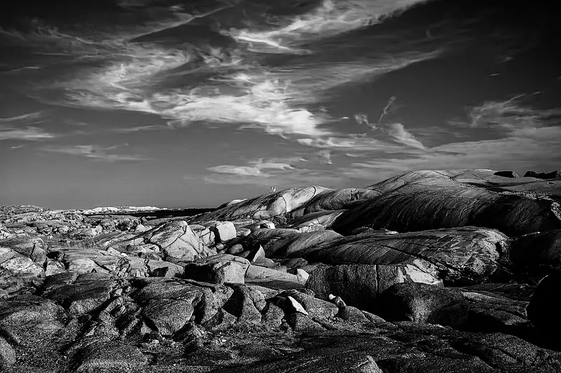 Peggy Cove 6 Oct 2023 (BW1899)